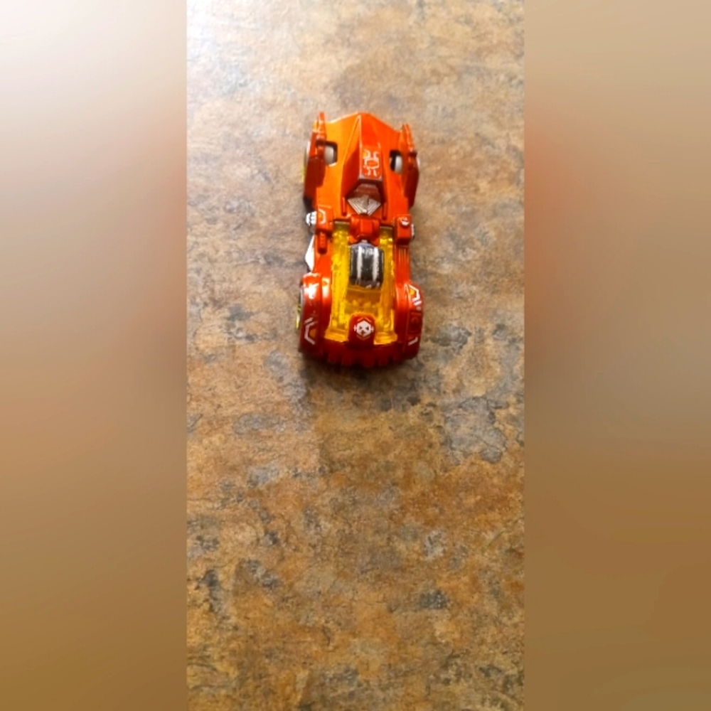Hotwheel turboo 2015 Toy Car - Bright Orange Die-Cast Racer
